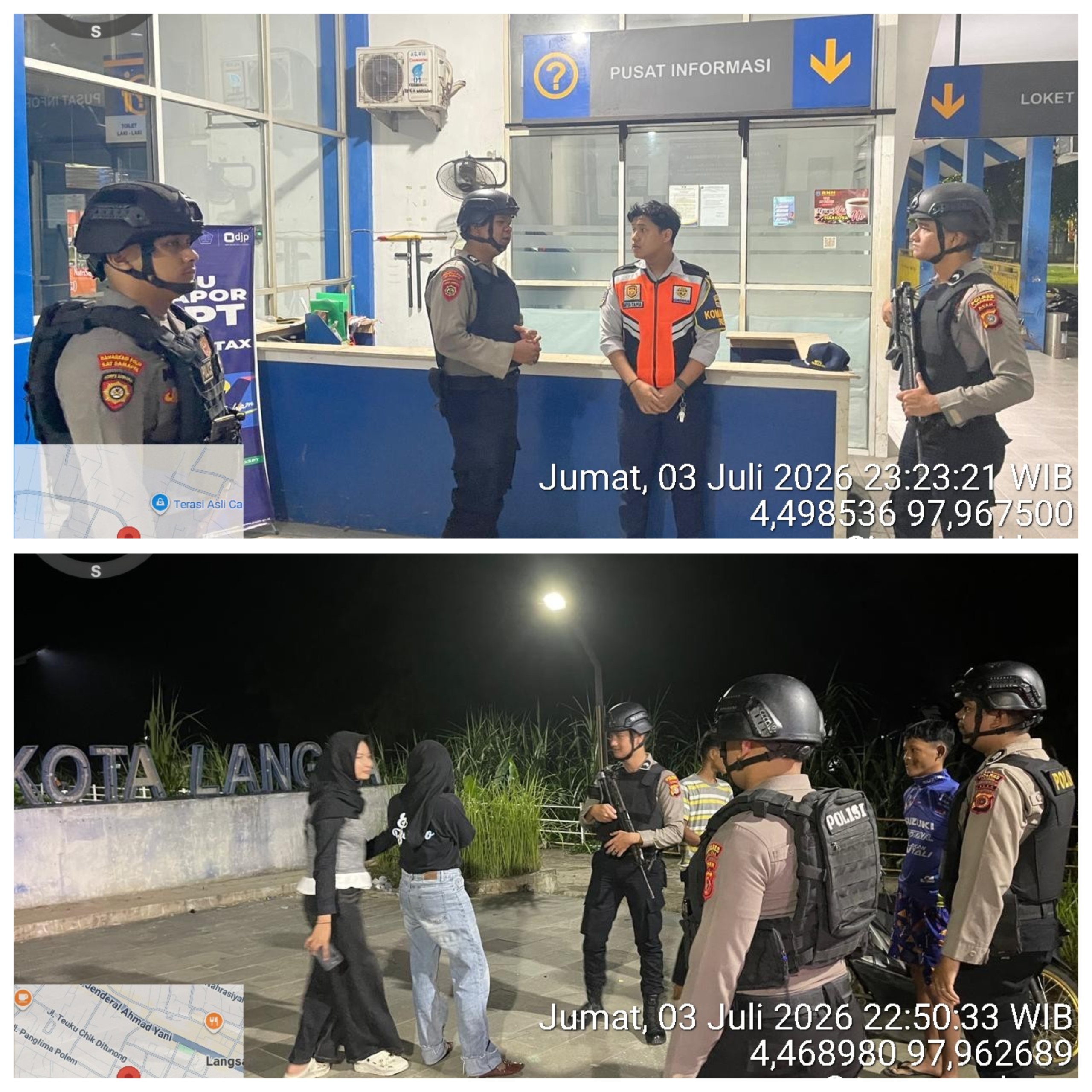 Sat Samapta Polres Langsa Intensifkan Patroli Perintis Presisi di Sejumlah Titik Rawan Gangguan Kamtibmas