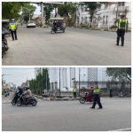Strong point pagi sat lantas polres langsa hadirkan pelayanan optimal bagi pengguna jalan
