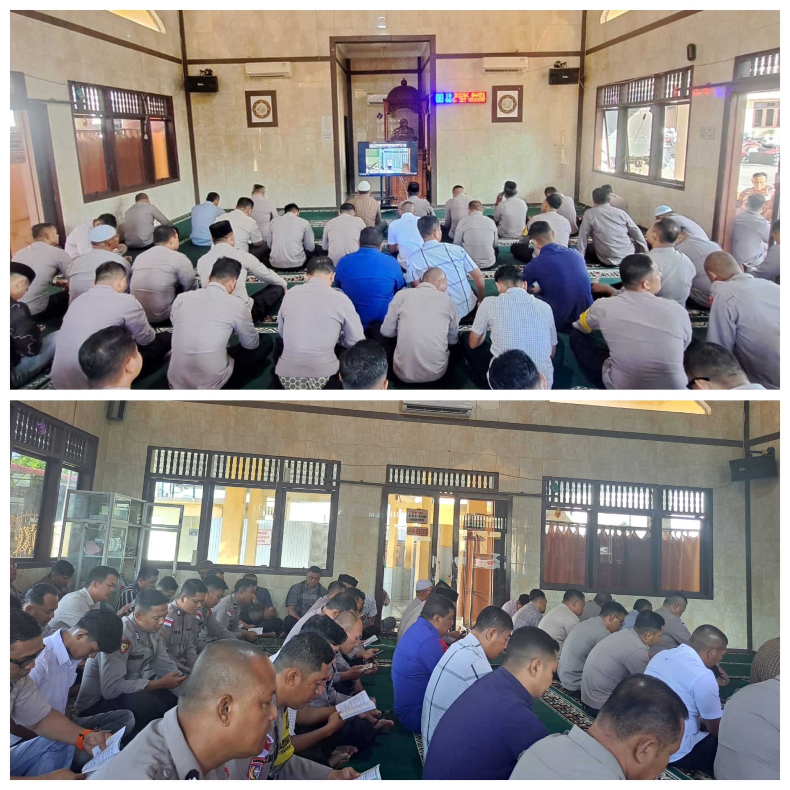 binrohtal polres langsa perkuat pembinaan mental dan spiritual personel