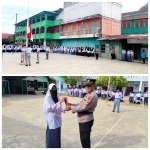 Polisi Saweu Sikula Satbinmas Polres Langsa Tanamkan Disiplin dan Karakter Positif kepada Santri