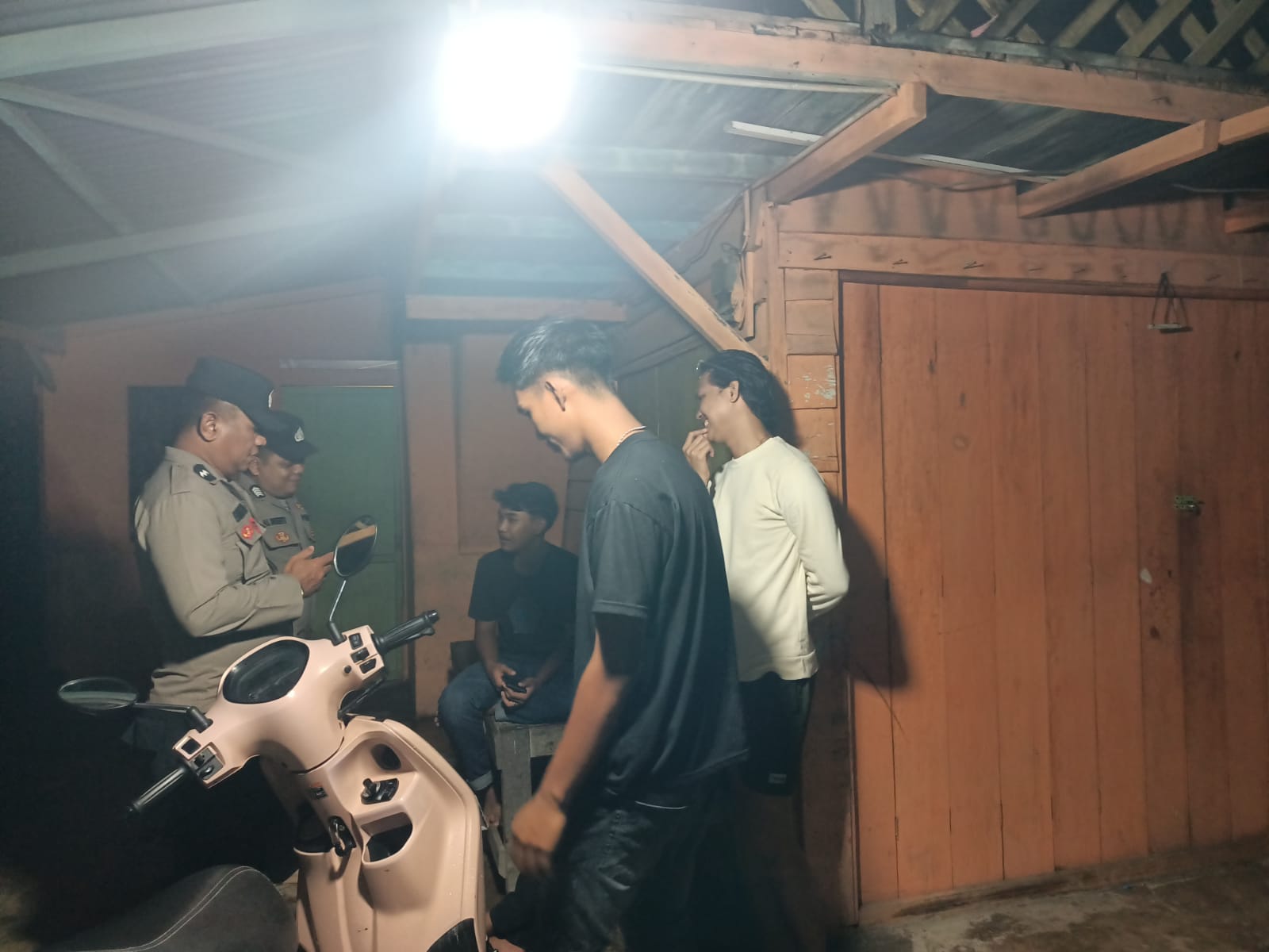 Polsek Langsa Barat Tingkatkan Patroli Malam untuk Antisipasi Gangguan Kamtibmas