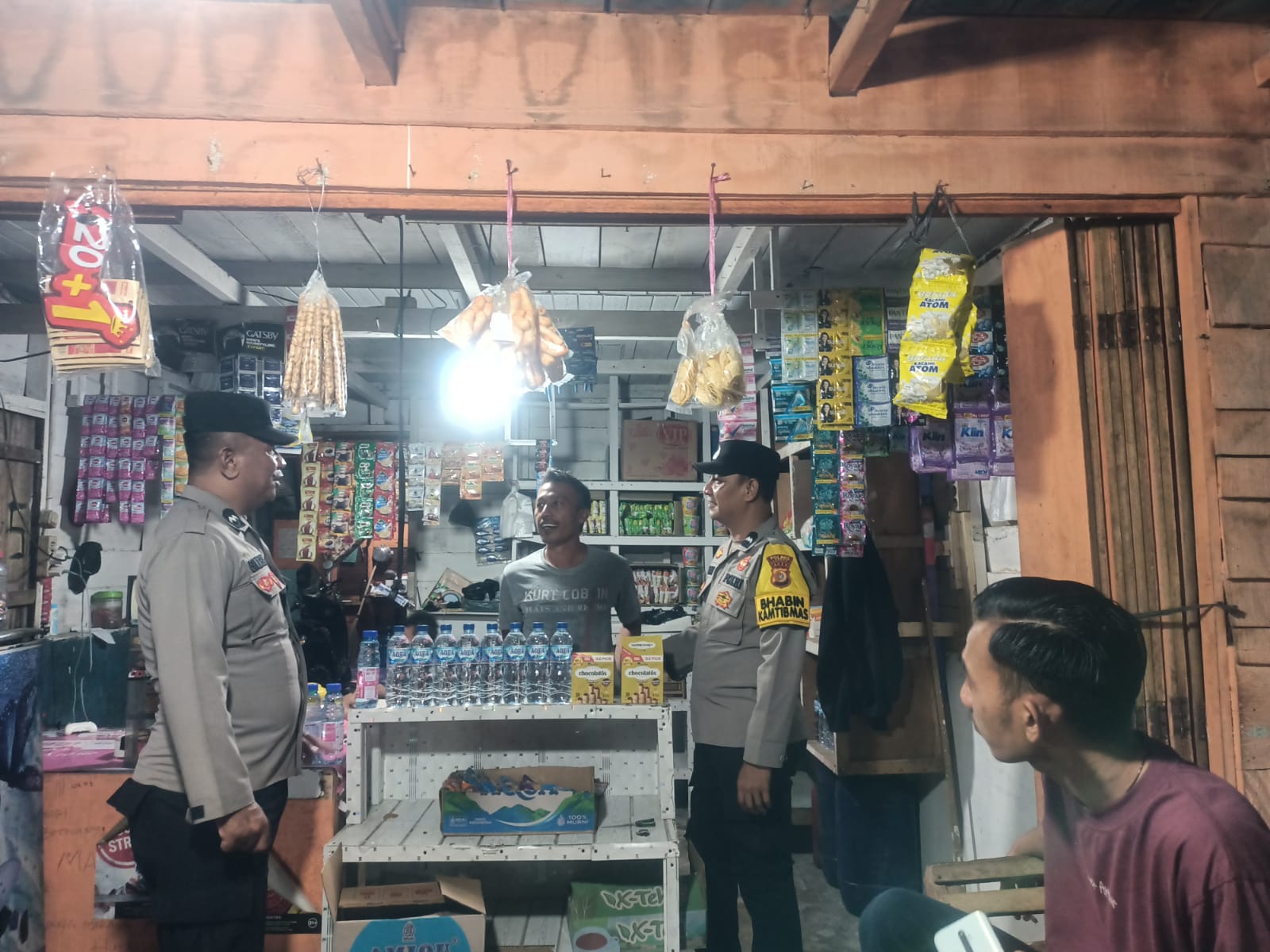 Patroli Malam Polsek Langsa Barat Intensifkan Pengawasan Kamtibmas di Wilayah Hukum