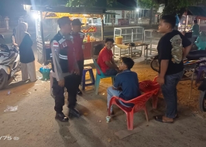 Polsek Manyak Payed Perkuat Patroli Malam untuk Menjaga Kondusivitas Wilayah