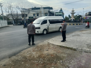 Polsek Langsa Optimalkan Pelayanan Pagi Melalui Pengaturan Lalu Lintas di Titik Rawan Kepadatan