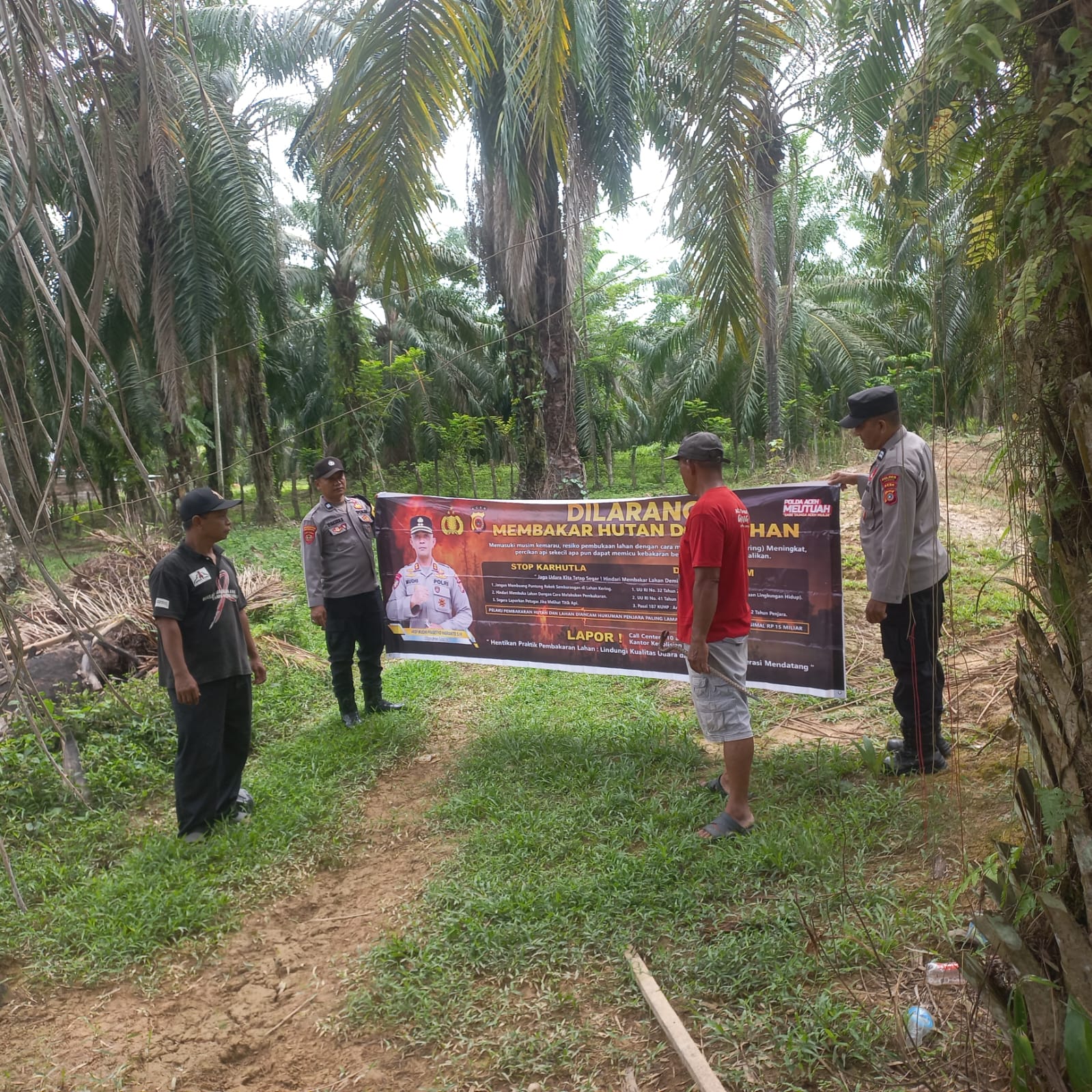 Polsek Sungai Raya Intensifkan Patroli Karhutla untuk Cegah Kebakaran Hutan dan Lahan
