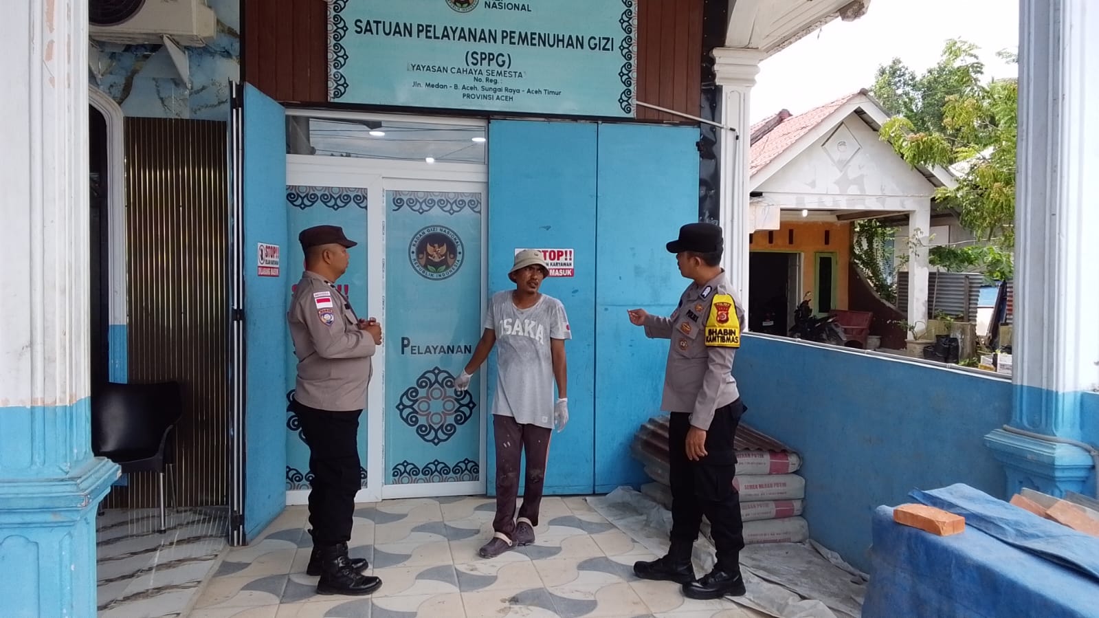 Polsek Sungai Raya Laksanakan Sambang dan Pengawasan Dapur SPPG untuk Mendukung Program Makan Bergizi Gratis