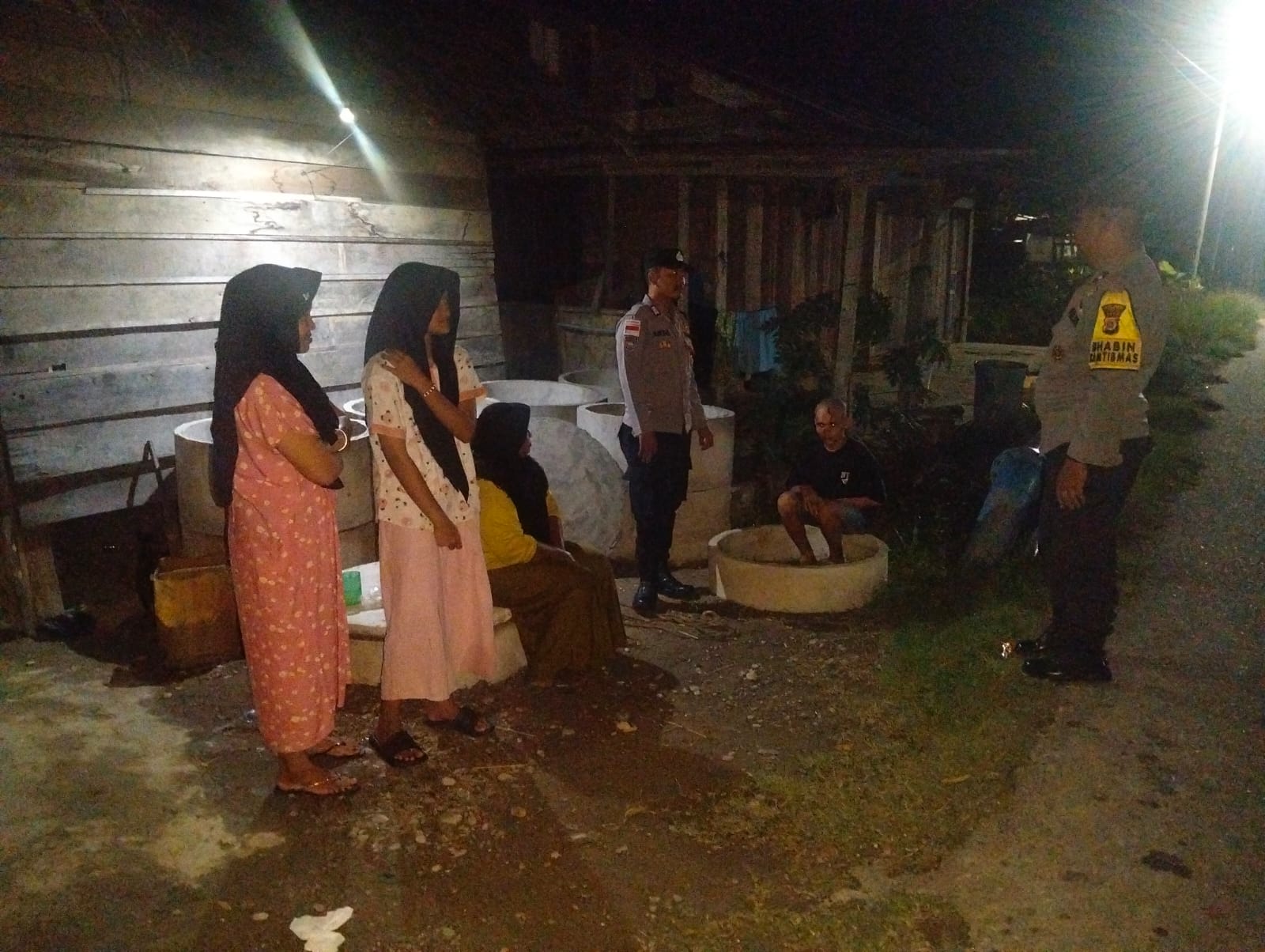 Polsek Sungai Raya Gelar Patroli Malam untuk Menjaga Stabilitas Kamtibmas di Wilayah Hukum