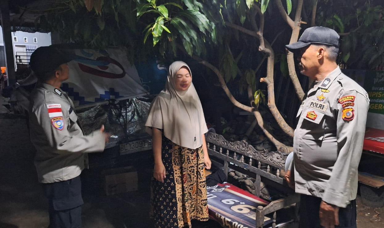 Polsek Langsa Intensifkan Patroli Malam untuk Cegah Premanisme dan Jaga Keamanan Wilayah