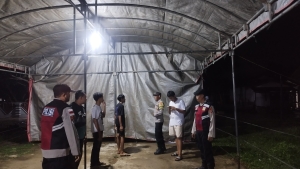 Polsek Manyak Payed Perketat Patroli Pengamanan Menjelang Pemilihan Datok Penghulu Kampung Sapta Marga