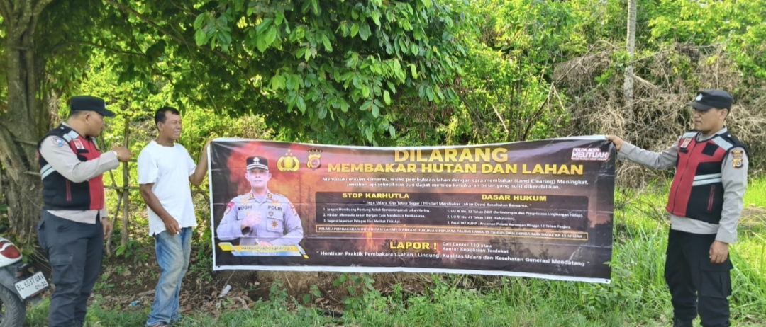 Patroli karhutla Polsek Rantau Selamat diperkuat untuk cegah kebakaran hutan dan lahan