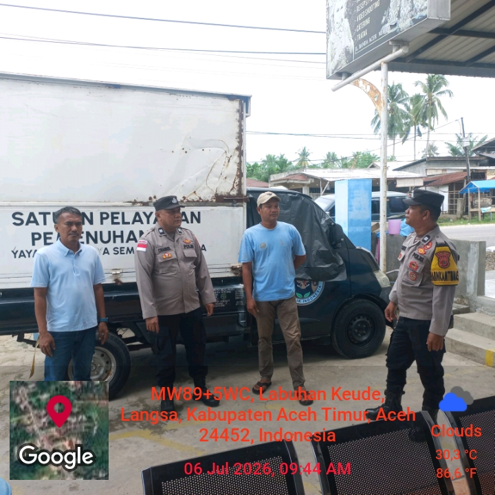 Sambang dan pengawasan dapur SPPG Polsek Sungai Raya pastikan standar keamanan pangan dan kebersihan