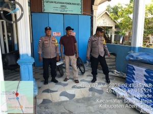 Sambang dapur SPPG, Polsek Sungai Raya pastikan kesiapan program makan bergizi gratis