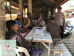 Patroli Harkamtibmas Polsek Sungai Raya tingkatkan pengawasan aktivitas masyarakat