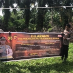 Patroli karhutla polsek rantau selamat perkuat upaya pencegahan kebakaran hutan dan lahan