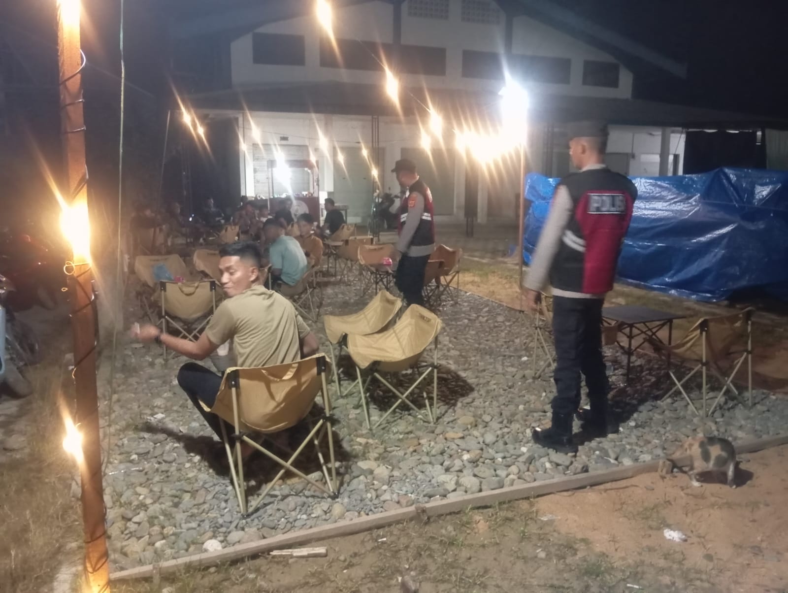 Polsek Manyak Payed Tingkatkan Patroli Malam Demi Menjaga Keamanan Masyarakat