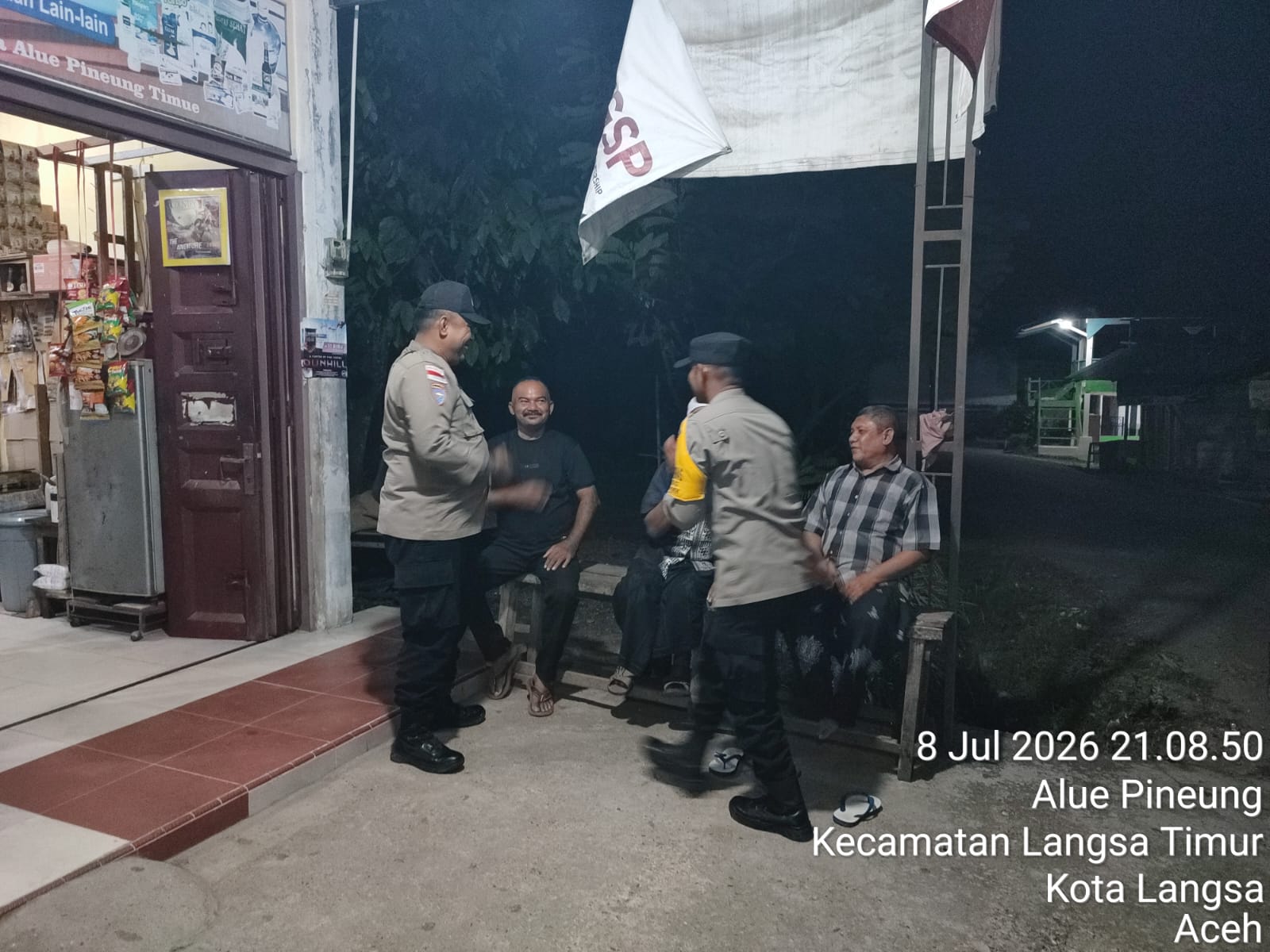 Polsek Langsa Timur Tingkatkan Patroli Dialogis Ciptakan Rasa Aman bagi Masyarakat