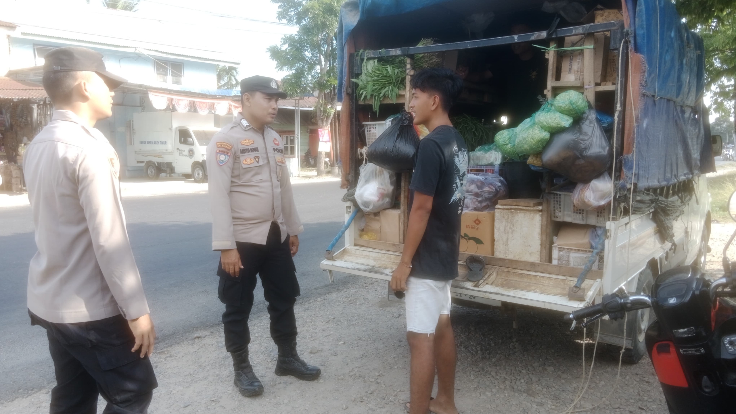 POLSEK BIREM BAYEUN TINGKATKAN PATROLI GUANTIBMAS UNTUK MENJAGA KEAMANAN WILAYAH