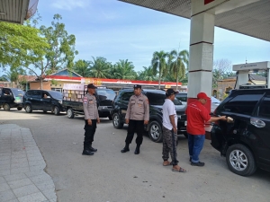 giat patroli antisipasi guantibmas di manyak payed, polisi pastikan aktivitas masyarakat berlangsung aman