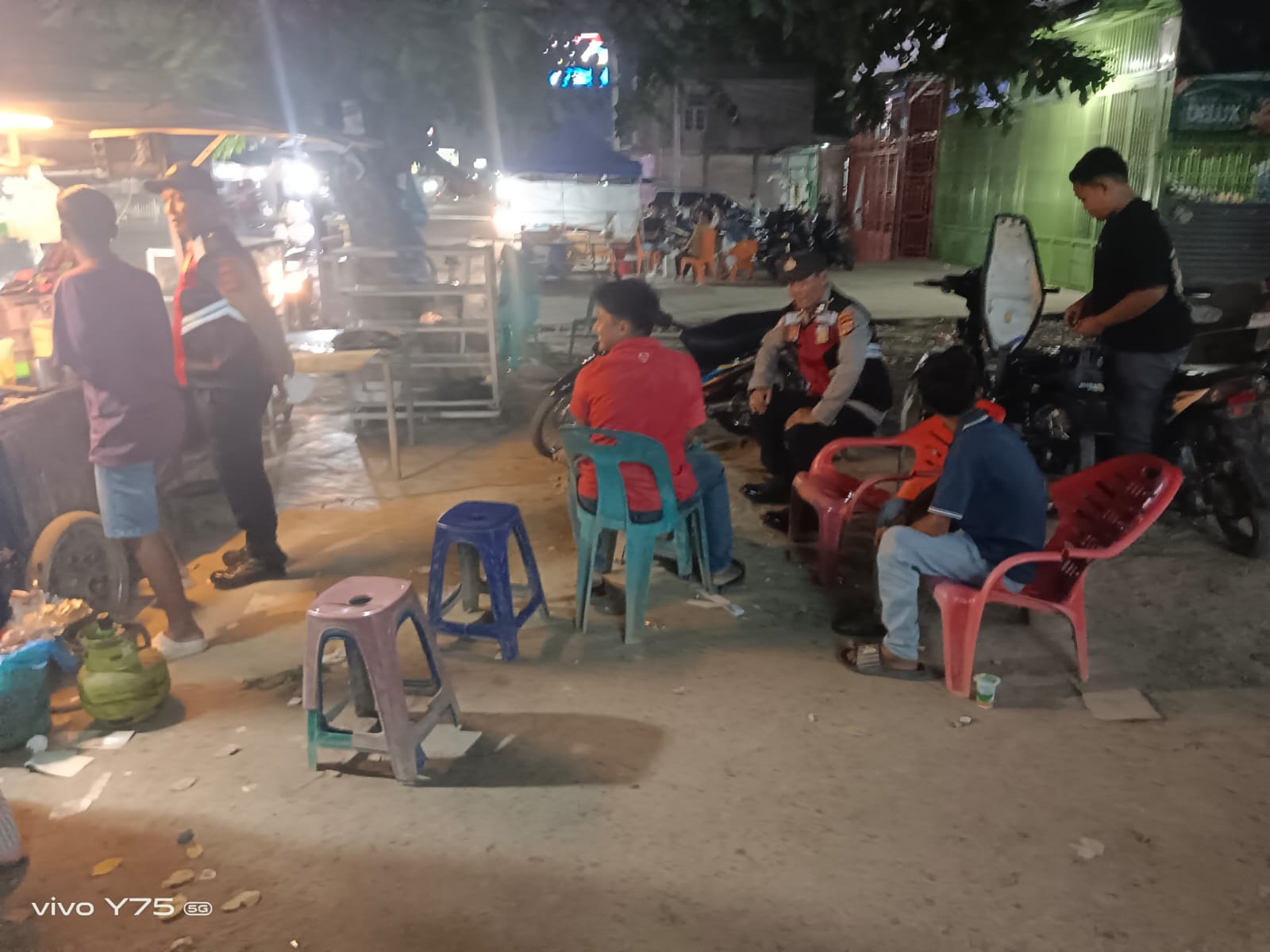 Polsek Manyak Payed Intensifkan Patroli Malam Demi Menjaga Stabilitas Kamtibmas