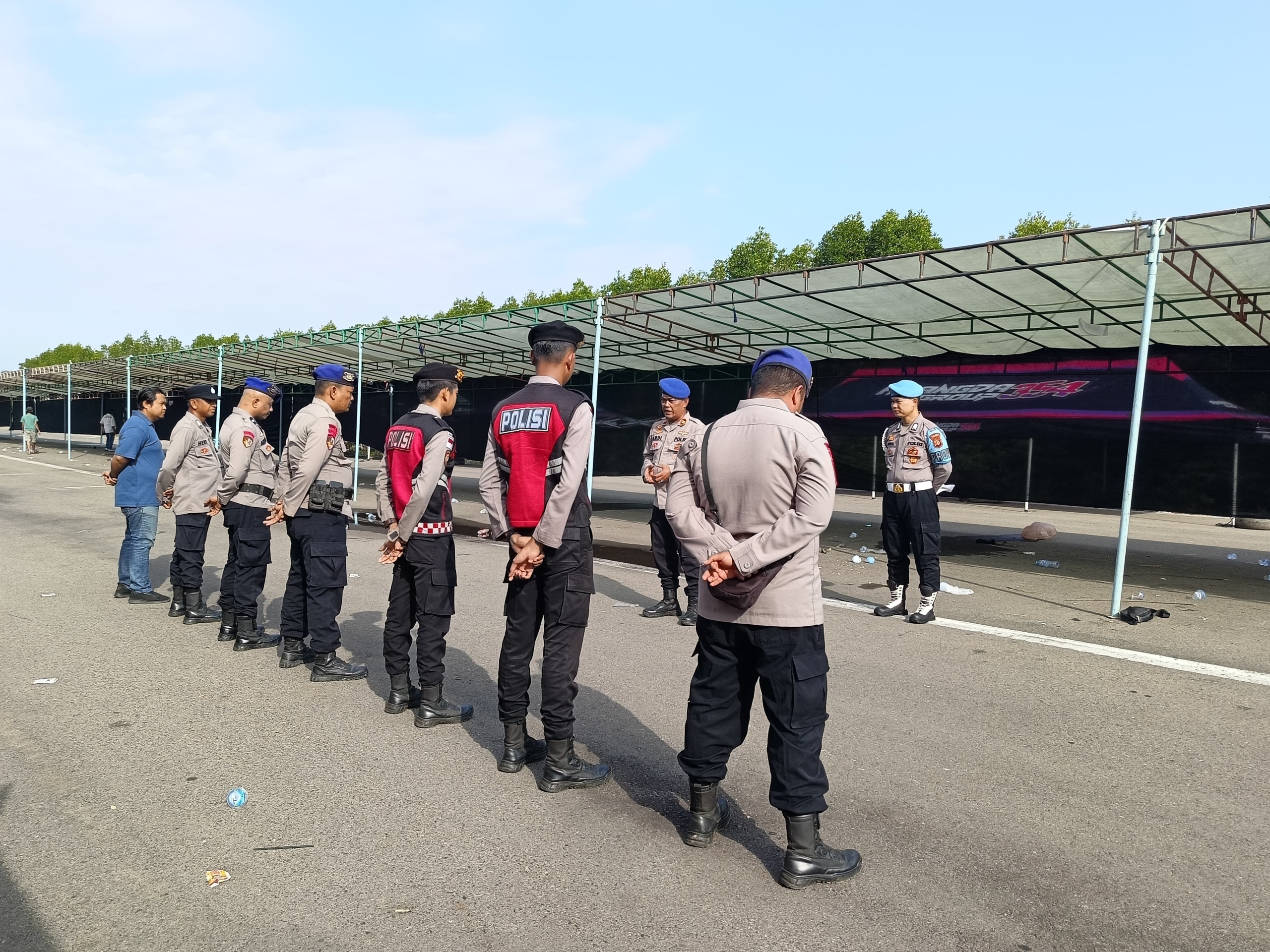 Polres Langsa Gelar Apel Kesiapan Pengamanan Drag Race Kapolres Cup