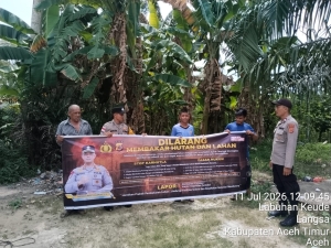 Polsek Sungai Raya Intensifkan Patroli Karhutla Untuk Cegah Kebakaran Hutan Dan Lahan