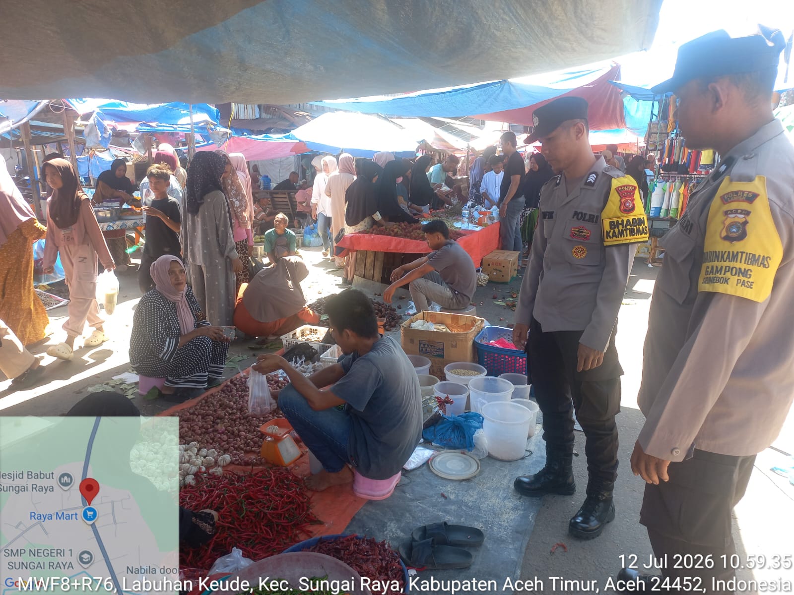 Polsek Sungai Raya Perkuat Patroli Harkamtibmas Demi Menjaga Kondusivitas Wilayah