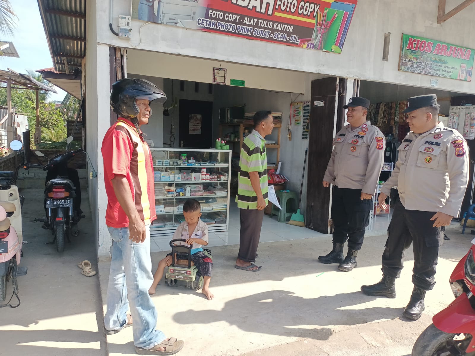 Polsek Langsa Barat Intensifkan Patroli Harkamtibmas di Permukiman dan Gampong