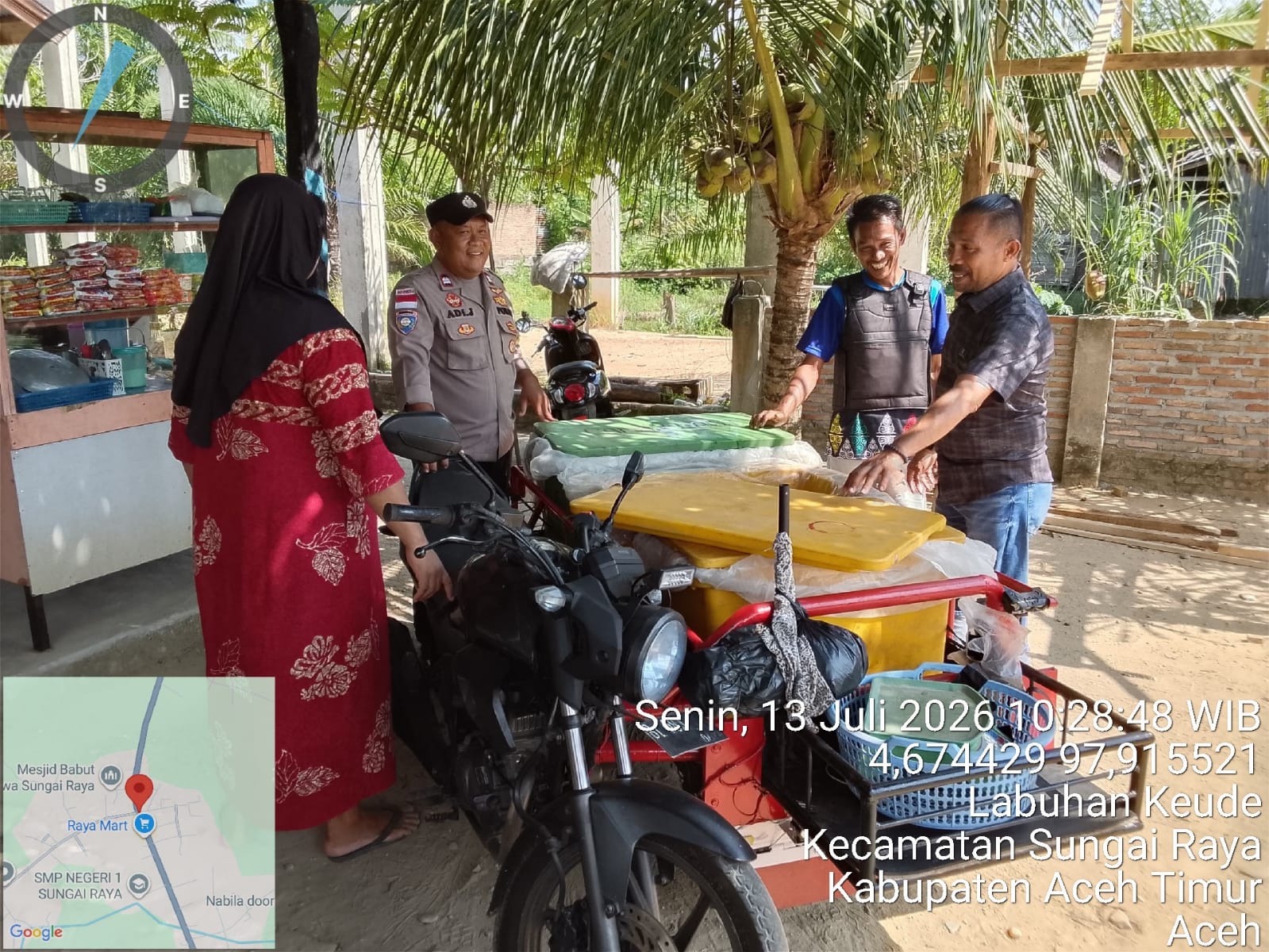 Polsek Sungai Raya Intensifkan Patroli Harkamtibmas untuk Jaga Keamanan Wilayah