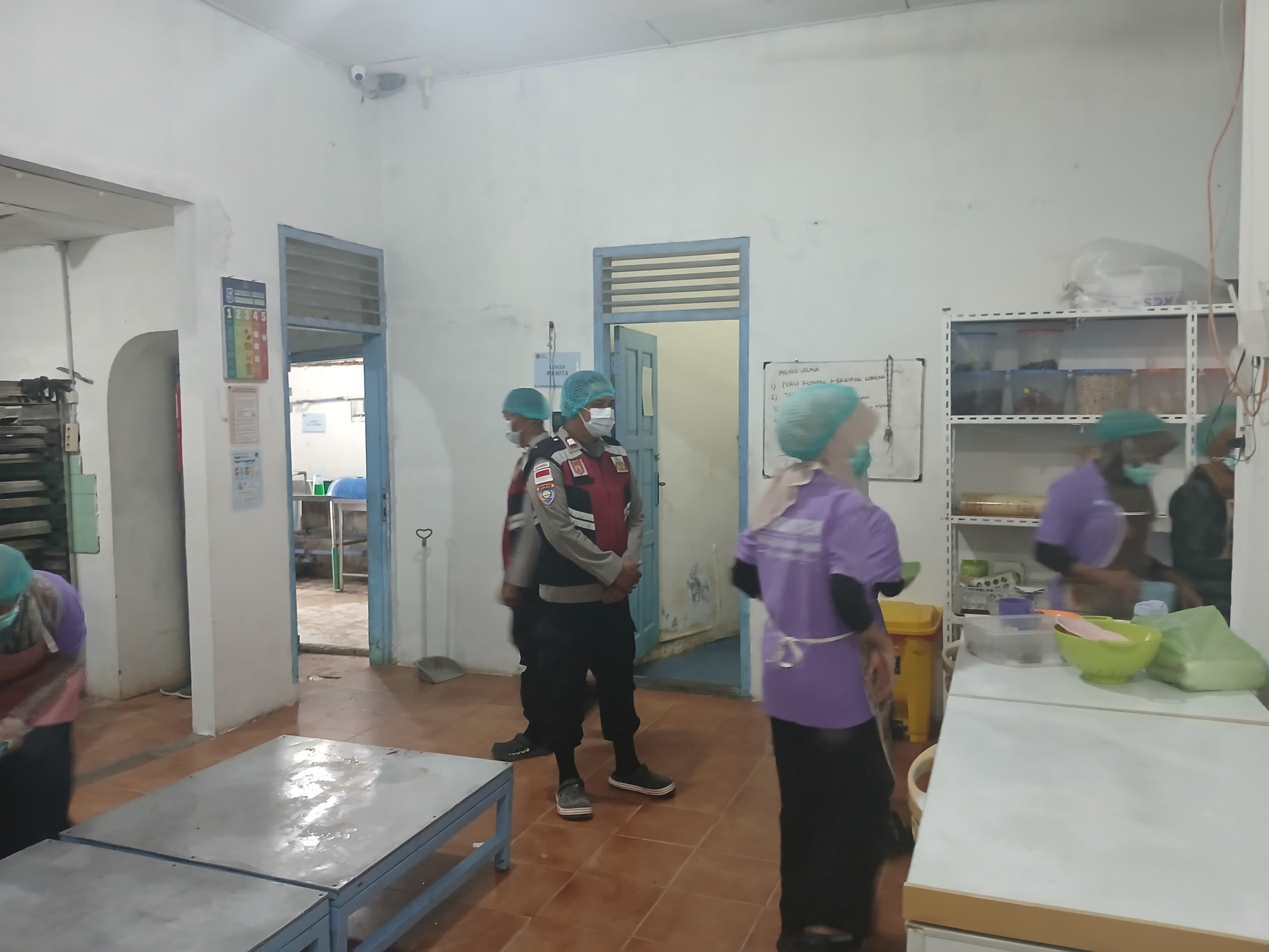Polsek Manyak Payed Monitoring Kesiapan Dapur MBG, Lima SPPG Sudah Beroperasi