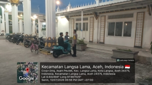 Patroli Pengamanan Salat Magrib Perkuat Situasi Kondusif di Wilayah Langsa Timur