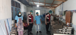 Polsek Manyak Payed Awasi Operasional Dapur SPPG Demi Kelancaran Program Makan Bergizi Gratis
