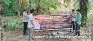 Polsek Sungai Raya Perkuat Patroli Karhutla untuk Cegah Kebakaran Hutan dan Lahan