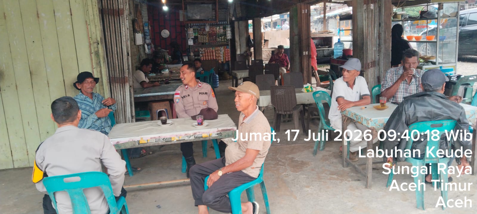 Polsek Sungai Raya Tingkatkan Patroli Harkamtibmas untuk Jaga Keamanan Wilayah