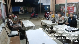 Polsek Sungai Raya Perkuat Patroli Malam Demi Menjaga Kondusivitas Wilayah
