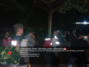 Polsek Manyak Payed Optimalkan Patroli Malam untuk Menjaga Keamanan Wilayah