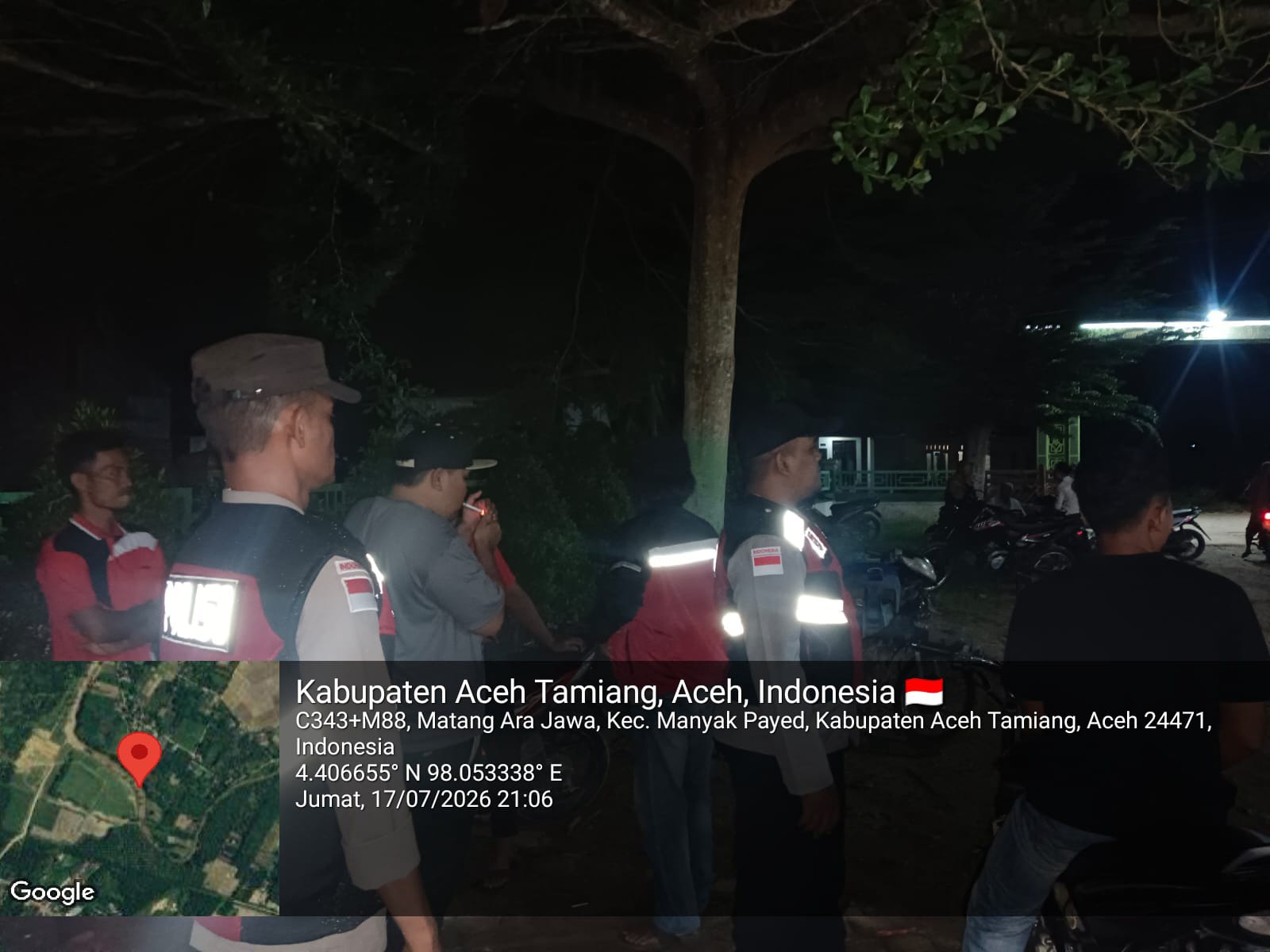 Polsek Manyak Payed Optimalkan Patroli Malam untuk Menjaga Keamanan Wilayah