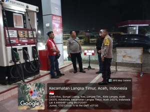 Polsek Langsa Timur Gencarkan Patroli Dialogis Malam untuk Menjaga Kondusivitas Wilayah