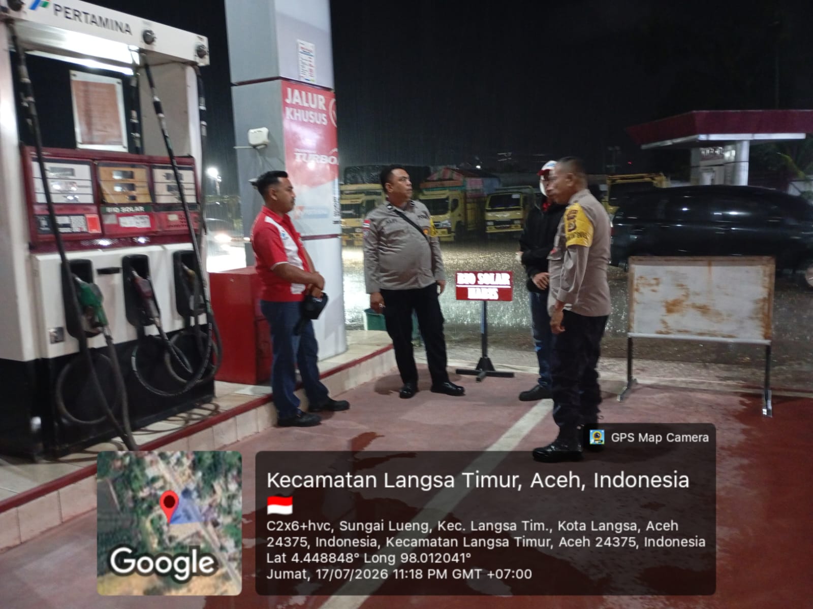 Polsek Langsa Timur Gencarkan Patroli Dialogis Malam untuk Menjaga Kondusivitas Wilayah