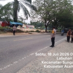 Polsek Sungai Raya Laksanakan Protap 01 untuk Wujudkan Keselamatan Berlalu Lintas di Kawasan Sekolah