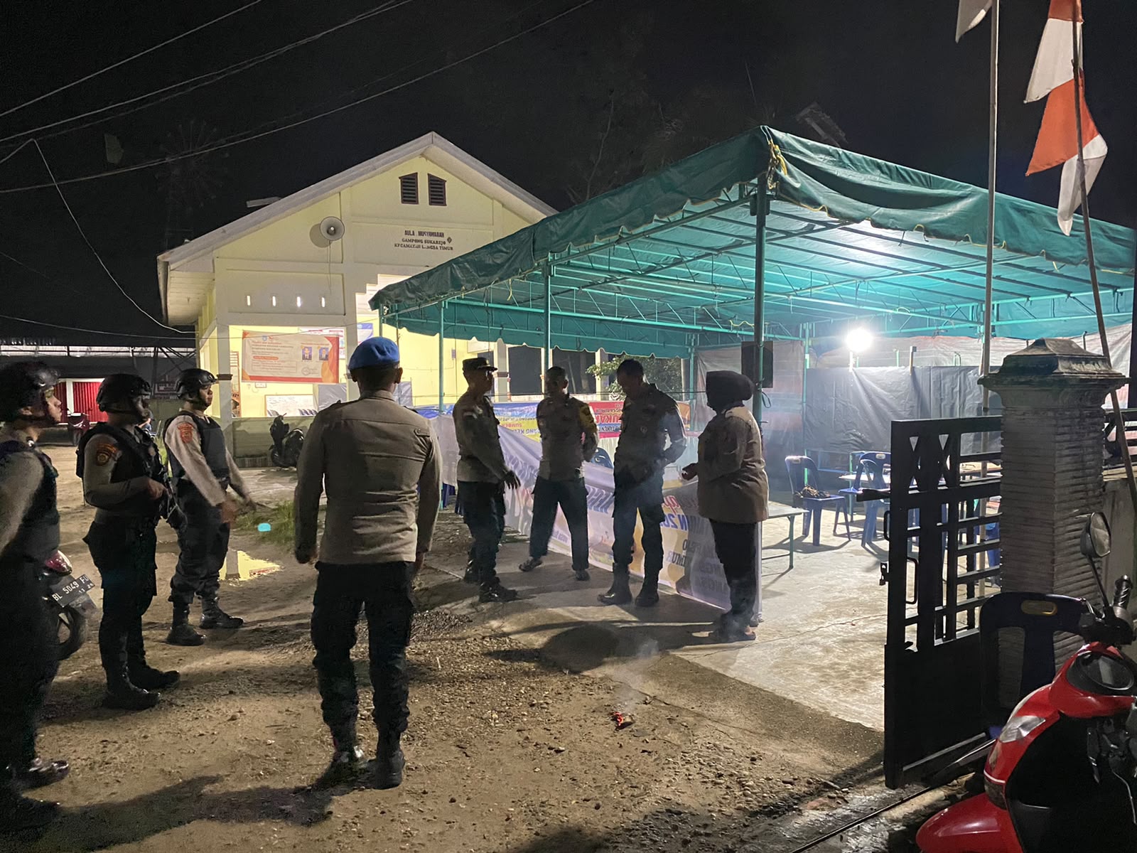 Patroli Perintis Presisi Polres Langsa Perkuat Pengamanan Wilayah Jelang Pemilihan Geuchik