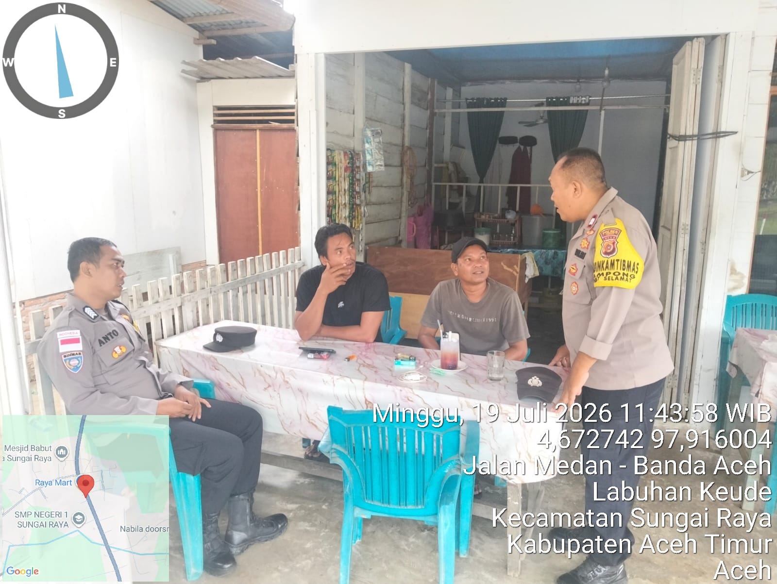 Patroli Rutin Polsek Sungai Raya Perkuat Keamanan dan Kenyamanan Masyarakat