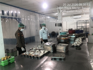 Polsek Rantau Selamat Pastikan Operasional Dapur MBG Berjalan Sesuai Standar