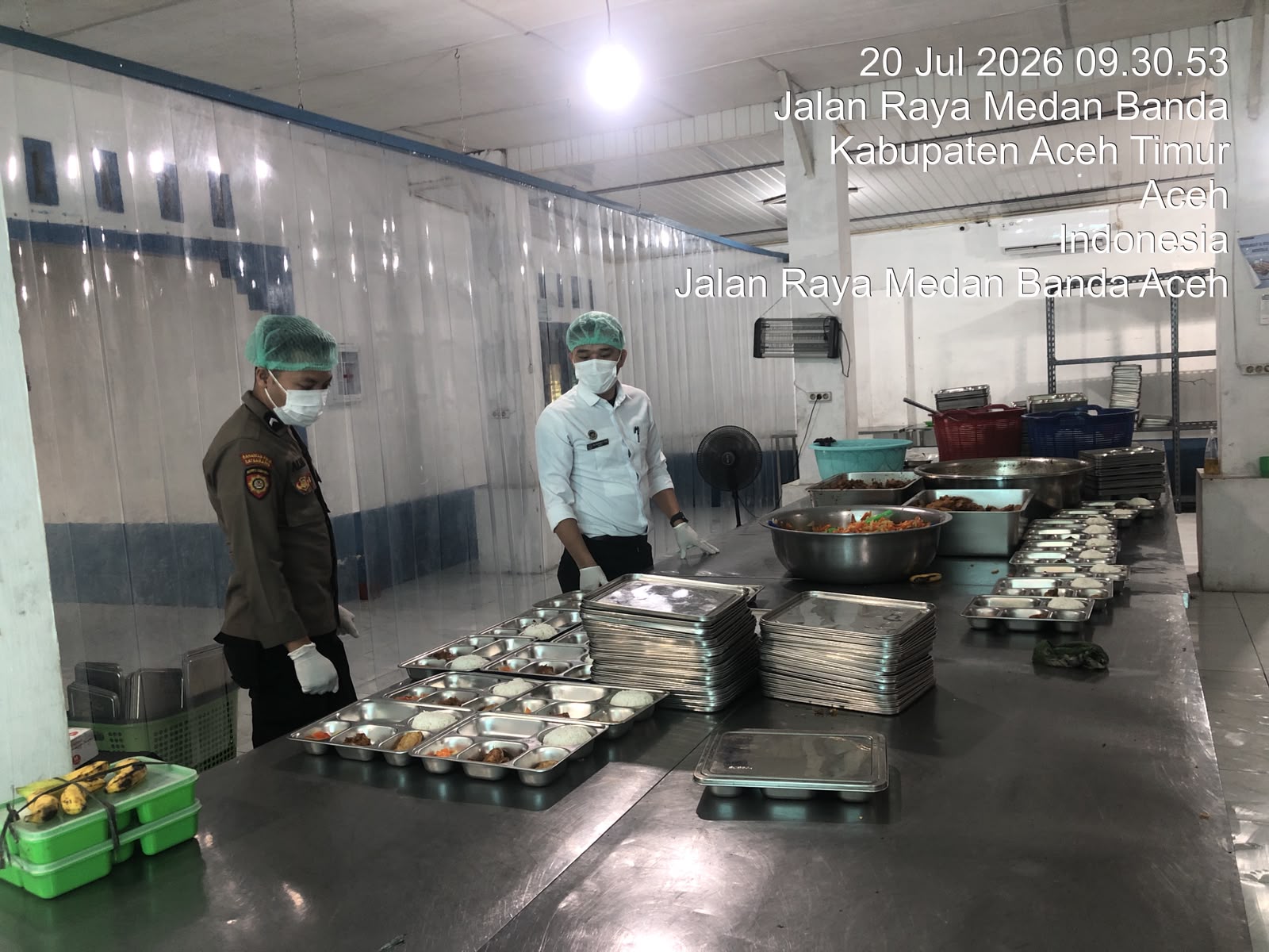 Polsek Rantau Selamat Pastikan Operasional Dapur MBG Berjalan Sesuai Standar