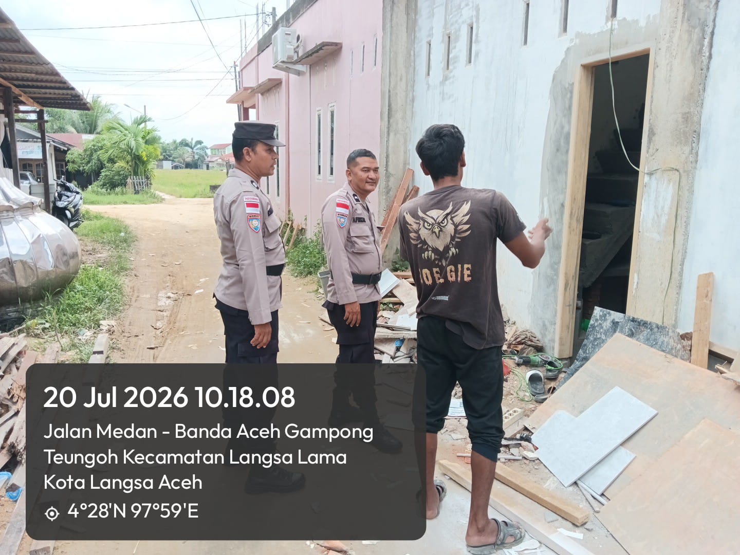 Polsek Langsa Tingkatkan Patroli Antipremanisme untuk Menjaga Harkamtibmas Tetap Kondusif