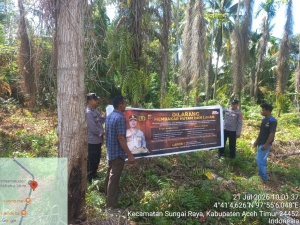 Polsek Sungai Raya Intensifkan Patroli Karhutla untuk Cegah Kebakaran Hutan dan Lahan