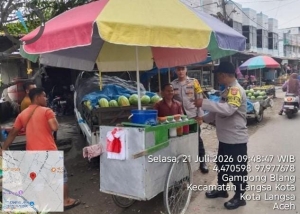 Polsek Langsa Tingkatkan Patroli Antipremanisme Demi Menjaga Keamanan Wilayah
