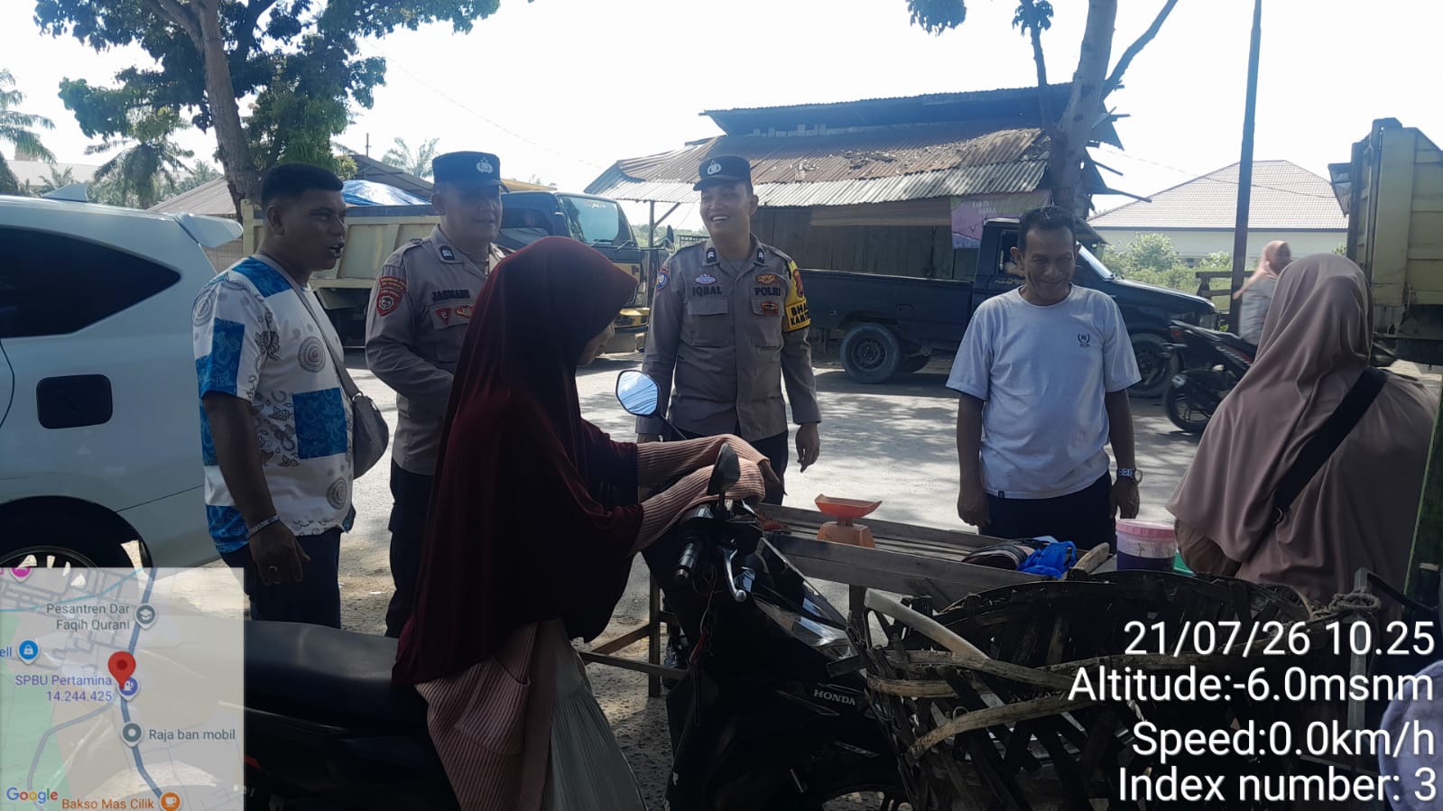 Polsek Langsa Barat Intensifkan Patroli Harkamtibmas untuk Jaga Kondusivitas Wilayah