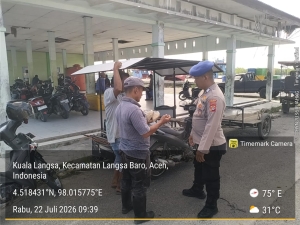 Satpolairud Polres Langsa Intensifkan Patroli Dialogis Demi Keselamatan Nelayan