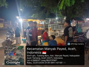 Polsek Manyak Payed Intensifkan Patroli Malam Demi Menjaga Kondusivitas Wilayah