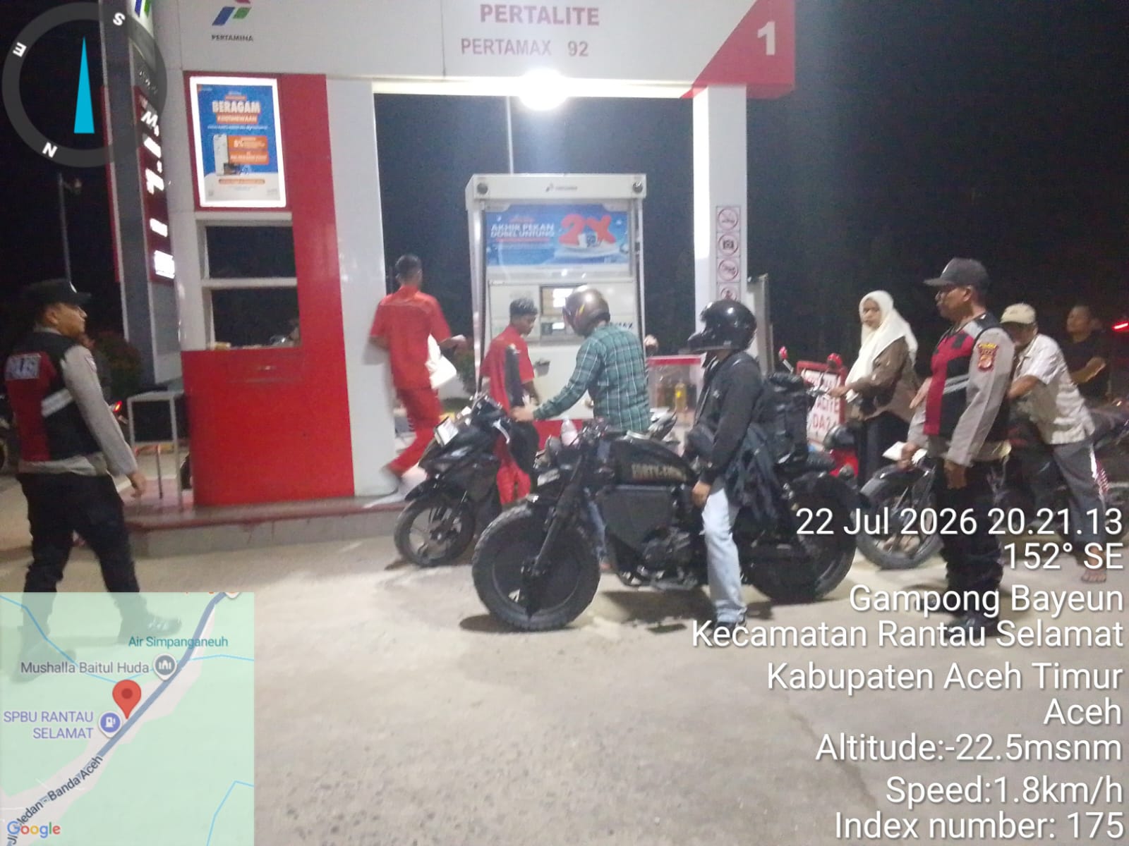 Patroli Dialogis Malam Hari, Polsek Rantau Selamat Perkuat Harkamtibmas di Wilayah Hukum